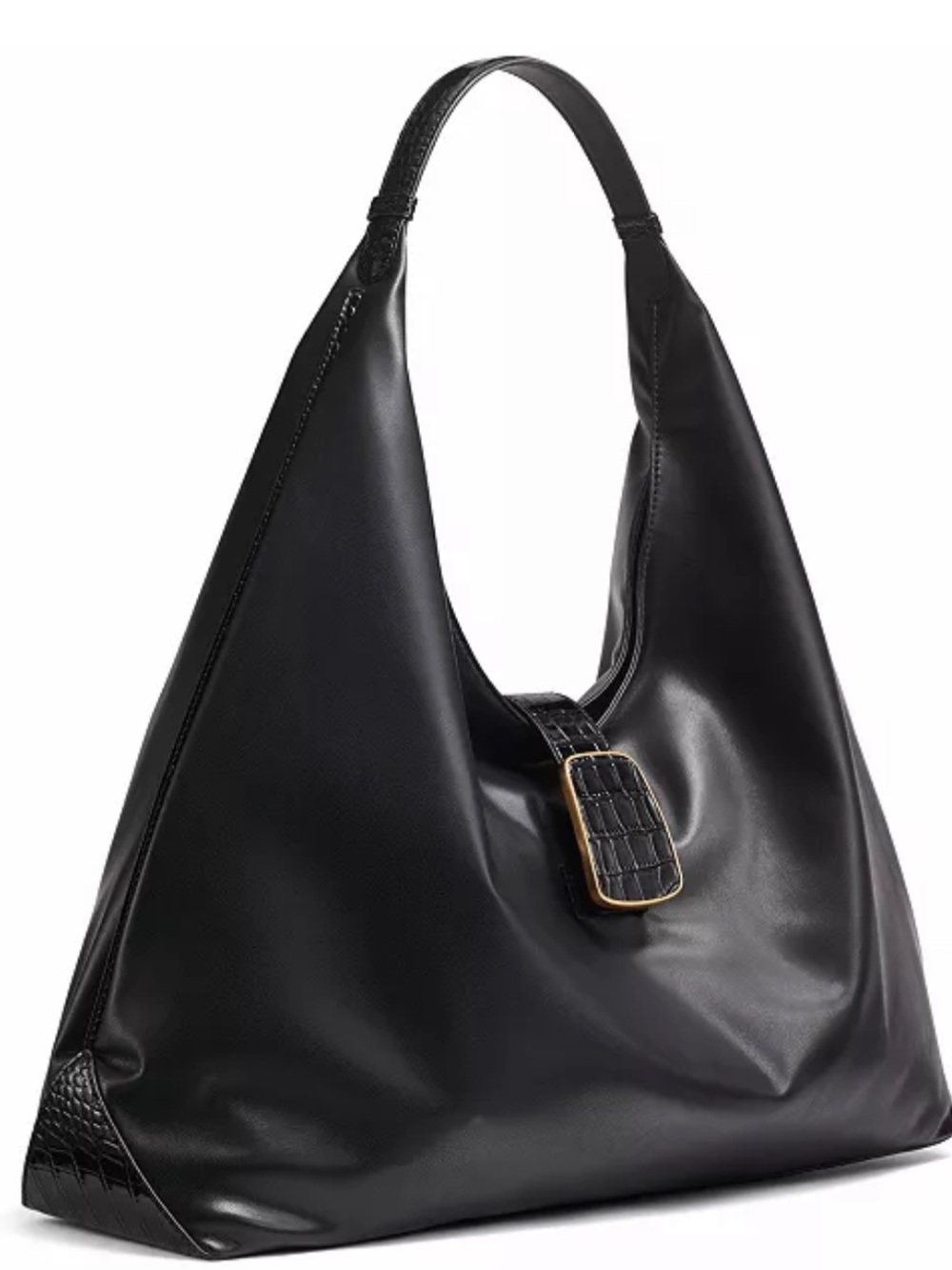 Donna Karan Percale Extra-Large Shoulder Bag